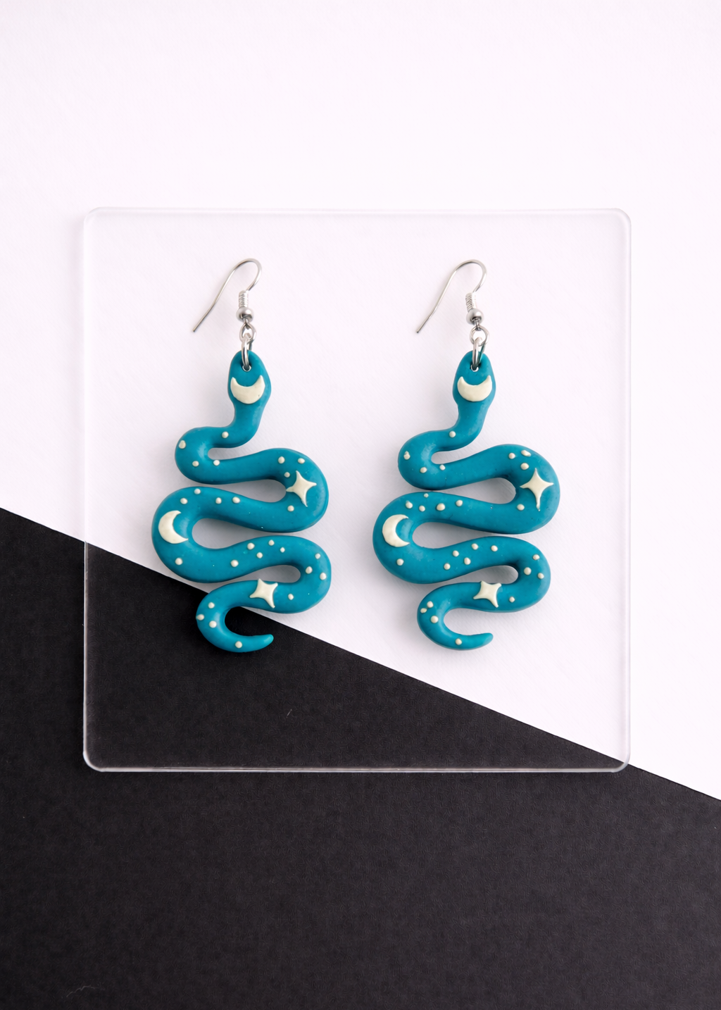 Starlit Serpent - Blue Metallic